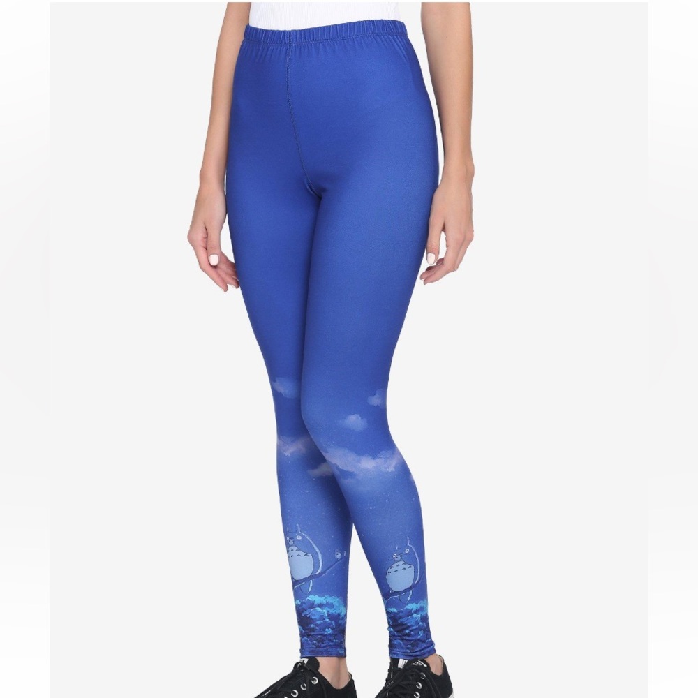 Her Universe Studio Ghibli Neighborhood Totoro Night Sky Leggings Hot Topic